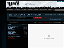 Tablet Screenshot of new.the1secondfilm.com